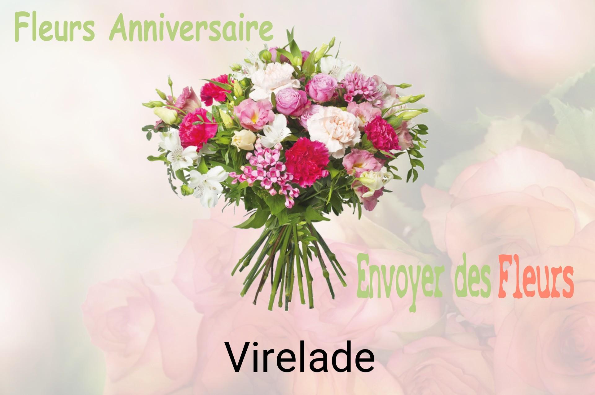 Bouquet de fleurs d’anniversaire livré à Virelade