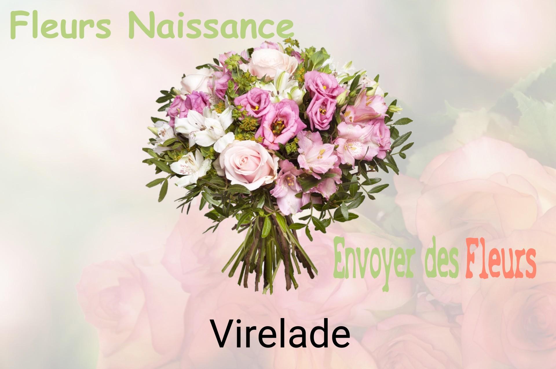 Bouquet de fleurs de naissance livré à Virelade